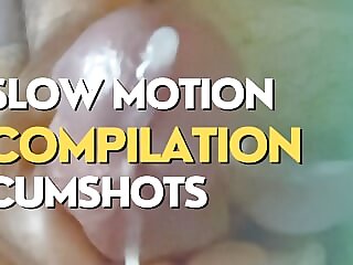 Slow motion cumshots..