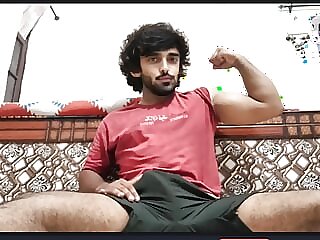 Desi indian gym boy showing..