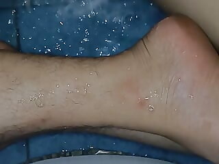 Massage penis at lodging..