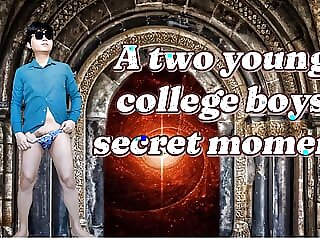 A one young college boys..
