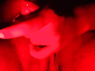 Mastrubation on Red light