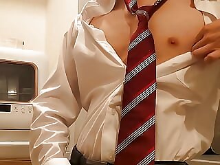 Fapping thither after work..