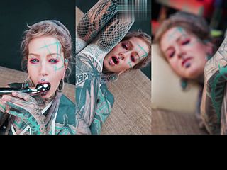 Dreadhead Anal Gape Training with Steel Dildo